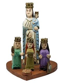 The Virgin of the Three Kings sculpture