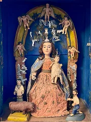 The Miracle of Hormigueros sculpture