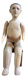A Christ Child (To Be Dressed) sculpture
