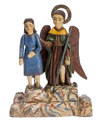 Guardian Angel sculpture by Tomás Rivera Díaz