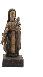 Our Lady of Mount Carmel sculpture by Genaro Rivera