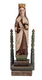 Our Lady of the Pillar sculpture by Juan Arce
