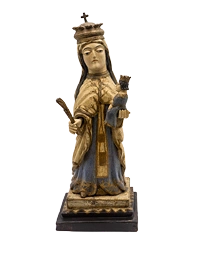 Our Lady of Mount Carmel sculpture by Pedro Arce Sotomayor