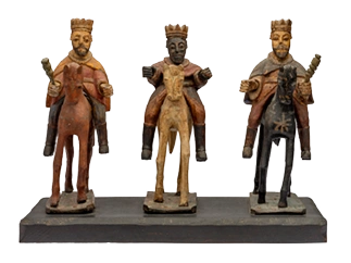 The Three Kings sculpture by Pedro Arce Sotomayor