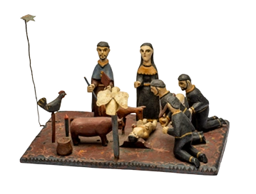 Nativity sculpture by Ignacio Arce