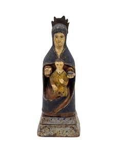 Our Lady of Montserrat sculpture by Ignacio Arce