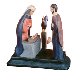 Nativity sculpture by Quiterio Cabán