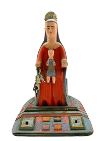 Our Lady of Montserrat sculpture by Ramón Cabán