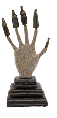 The All-Powerful Hand sculpture by Cabán family of carvers