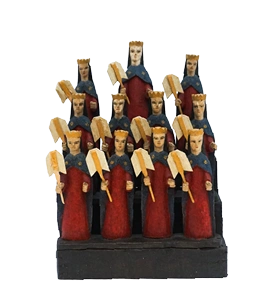 Saint Ursula and The Eleven Thousand Virgins sculpture by Florencio Cabán