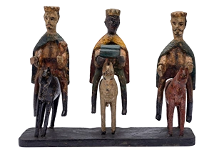 The Three Kings sculpture by Quiterio Cabán