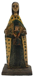 The Virgin Mary sculpture