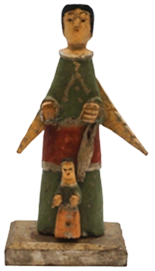 Saint Raphael Archangel with Tobias sculpture