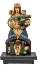 The Virgin of The Three Kings sculpture