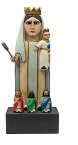 The Virgin of The Three Kings sculpture