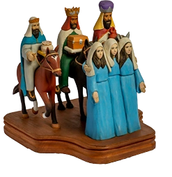 The Three Kings and the Three Marys sculpture