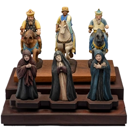 The Three Kings and the Three Marys sculpture