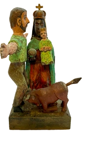 The Miracle of Hormigueros sculpture