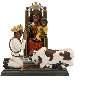 The Miracle of Hormigueros sculpture