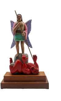 Saint Michael Archangel sculpture