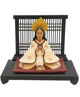 The Virgin Mother of God sculpture