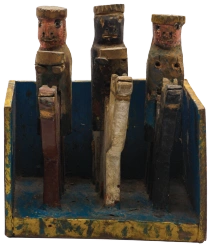 The Three Kings in a Box by Unknown Puerto Rican Carver