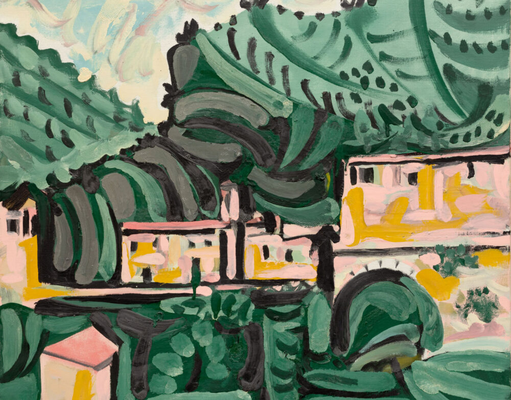 Picasso painting, The Village of Vauvenargues