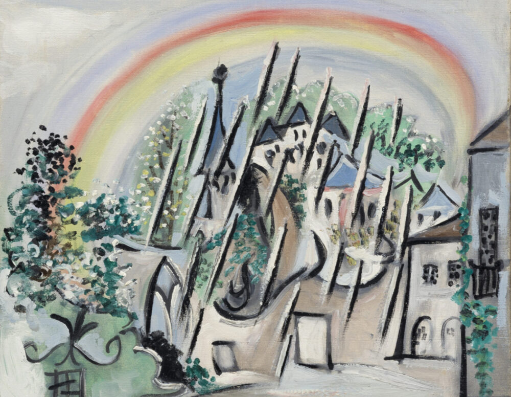 Picasso painting, The Village of Vauvenargues