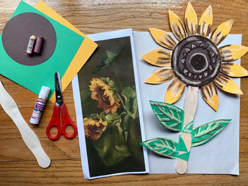 Sunflower art kit