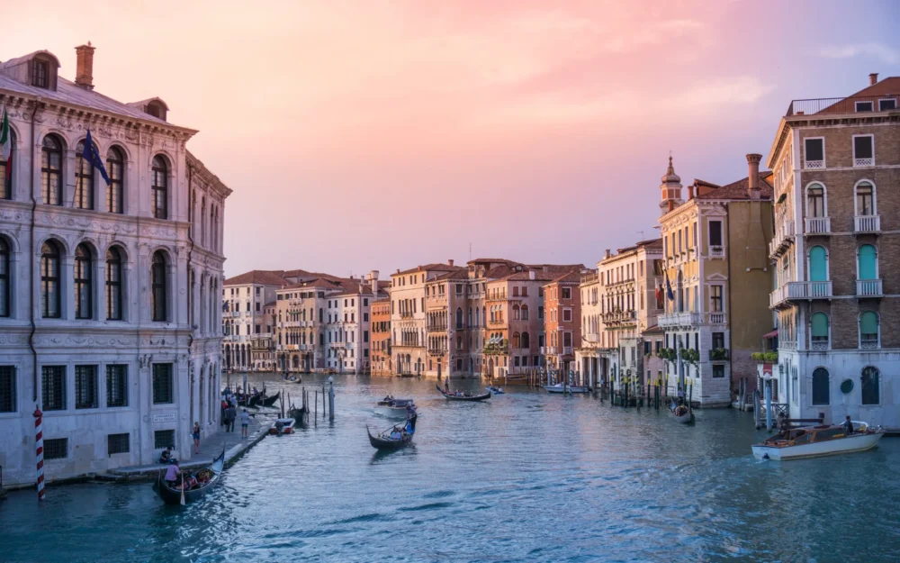 Venice at sunset