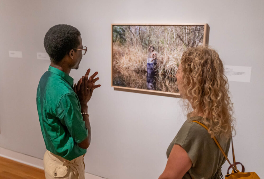 Viewing art at the Mint Museum