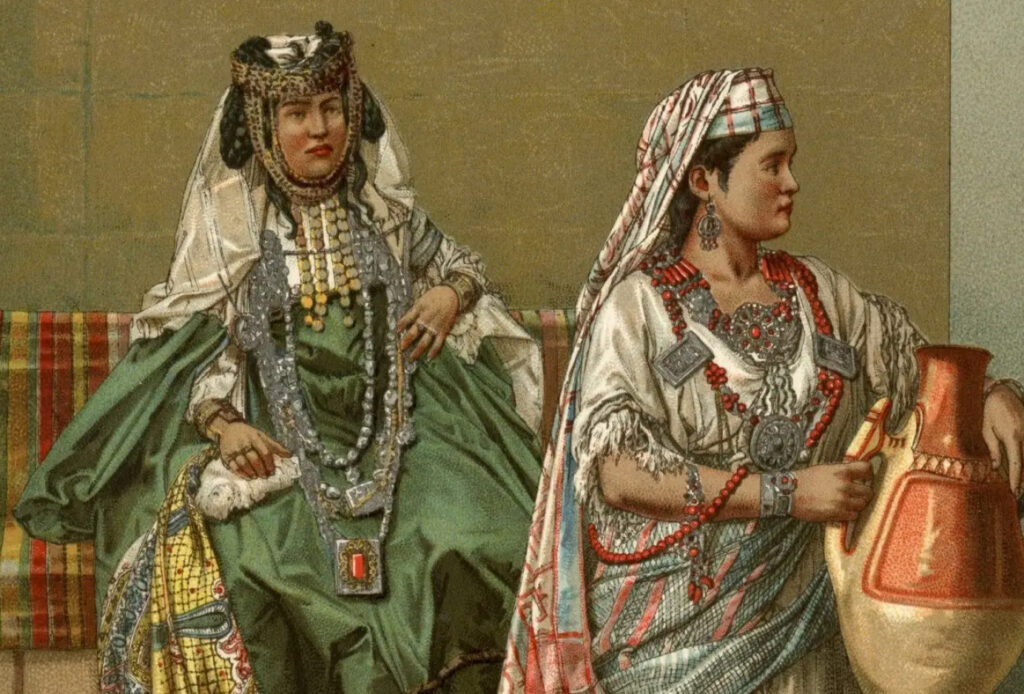 Detail of plate from Le costume historique, by A. Racinet