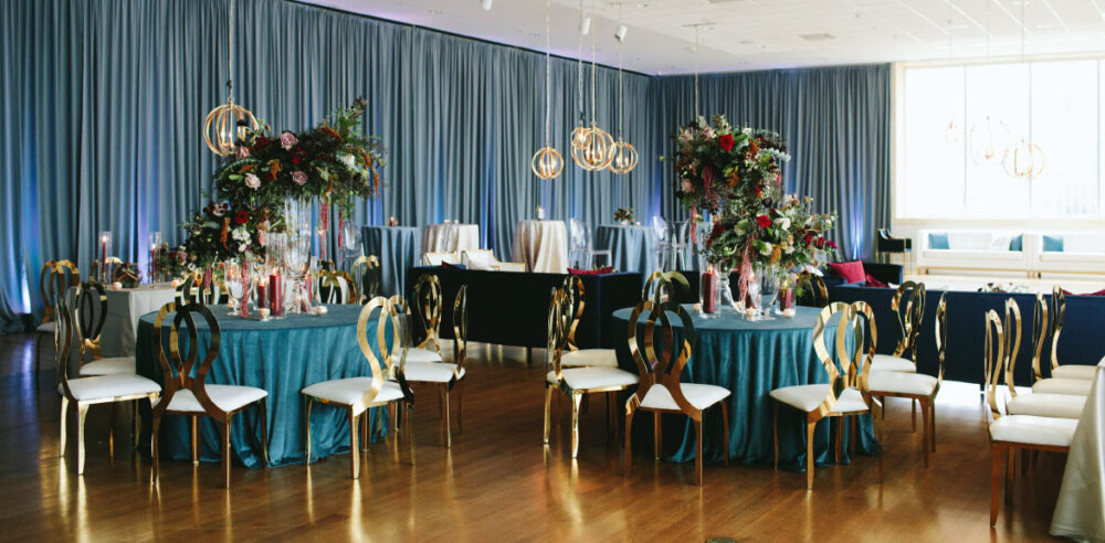Special event tables and flowers