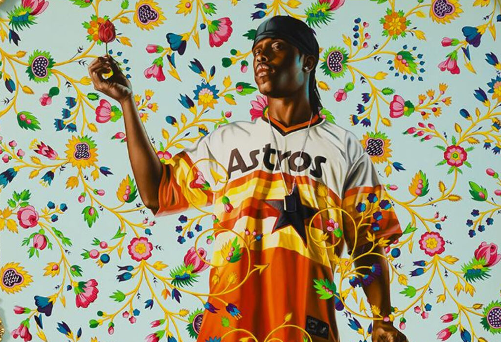 Kehinde Wiley painting