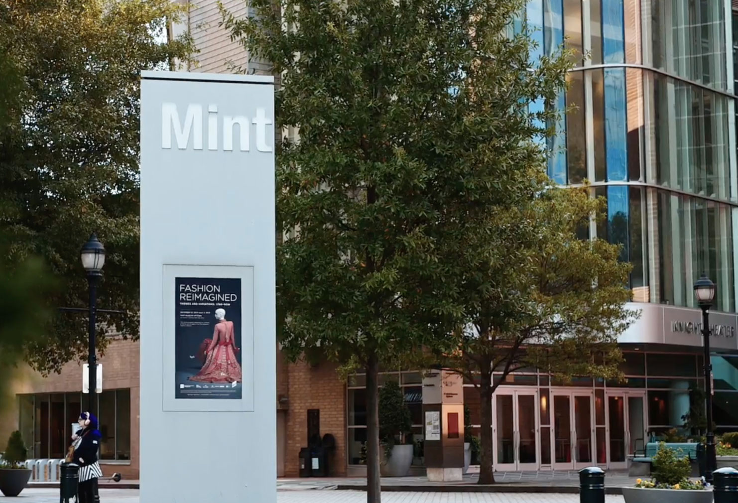 Mint kiosk and Knight Theater