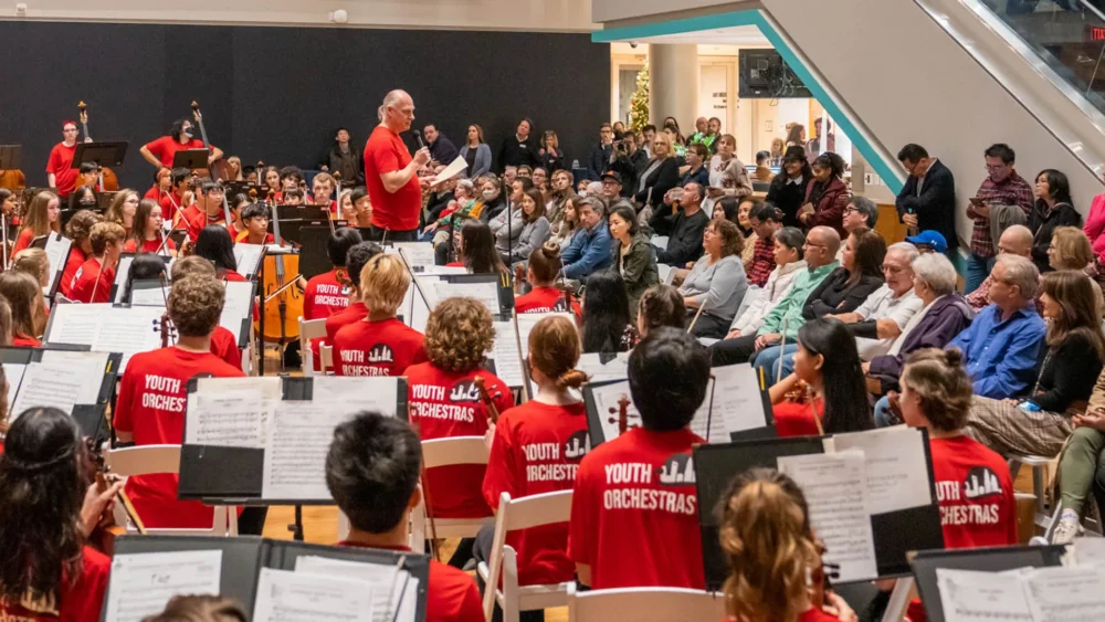 Youth Orchestra of Charlotte performing