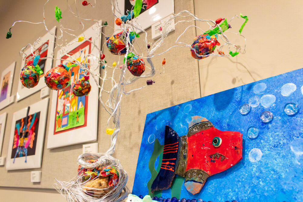 Student art in the STAR gallery