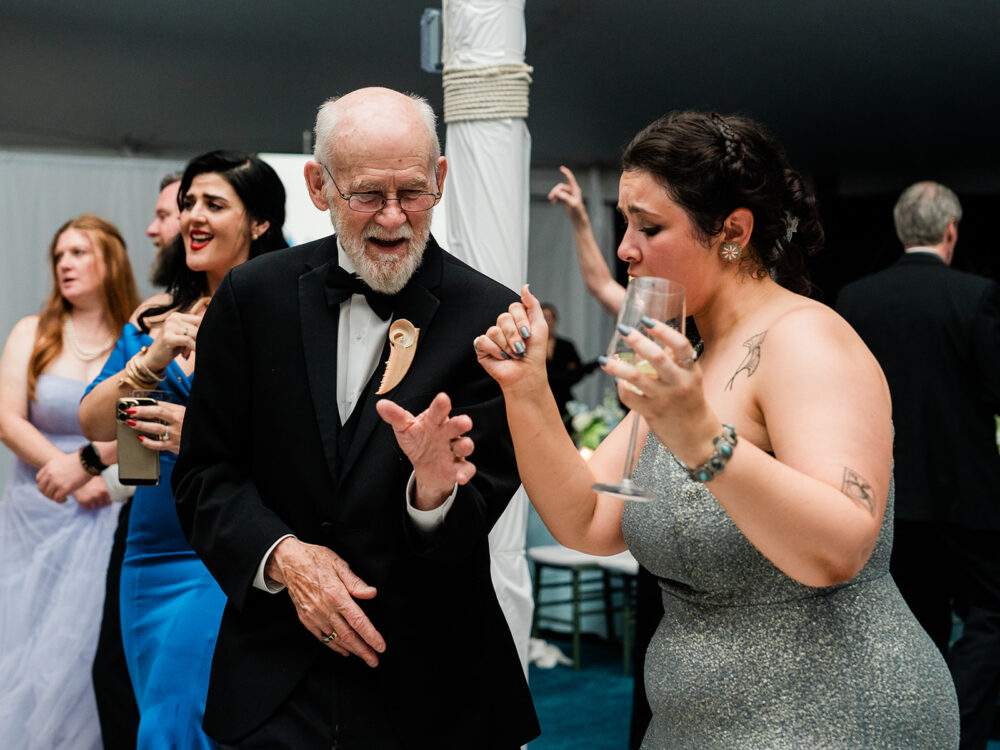 Robert Ebendorf dancing at the 2024 Coveted Couture Gala