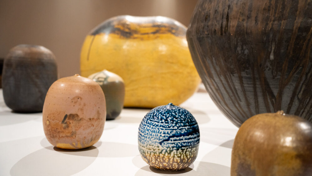 Group of ceramics on view at Mint Museum Randolph