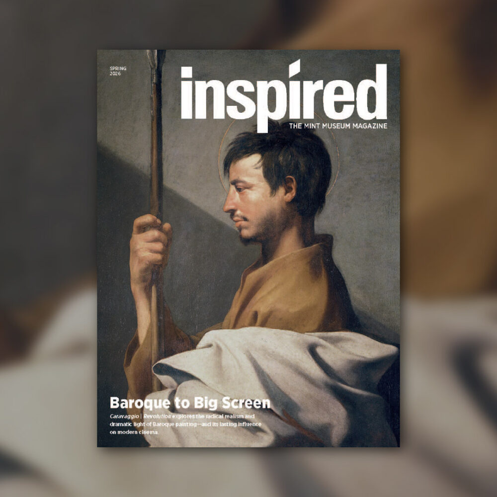 Caravaggio art cover of Inspired member Magazine