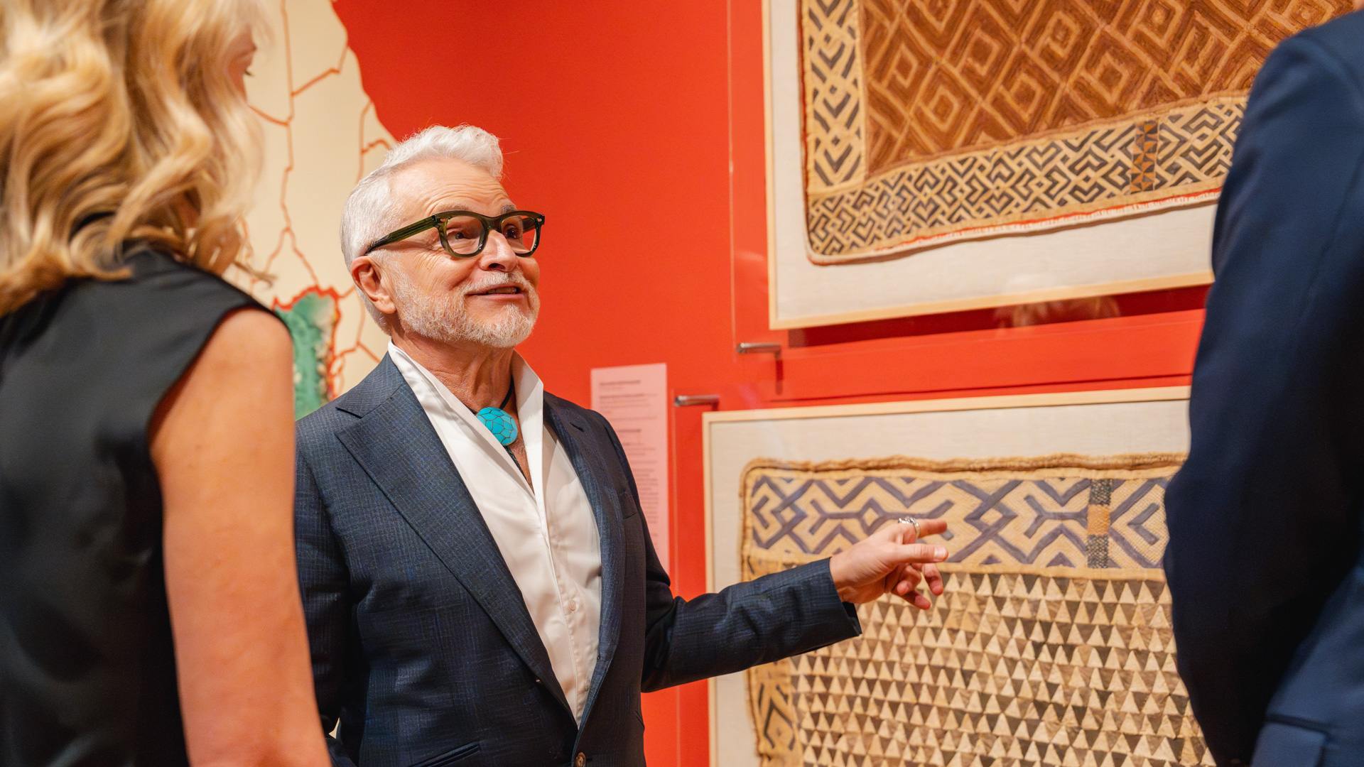 Gallery talk with Fabric Designer and Collector Wesley Mancini event image from Culture + museum calendars.