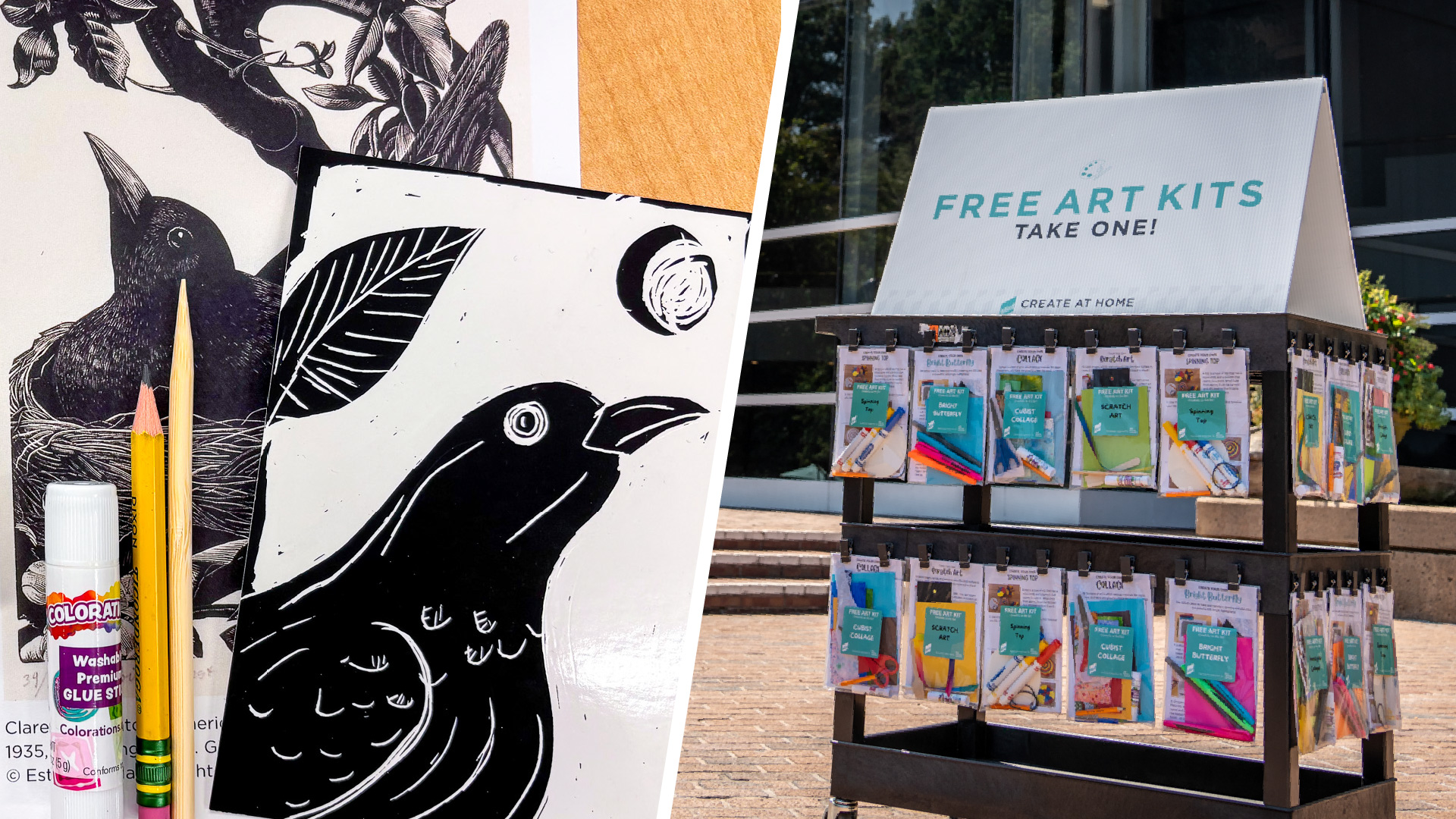 Free Art Kits: Scratch Art event image from Culture + museum calendars.